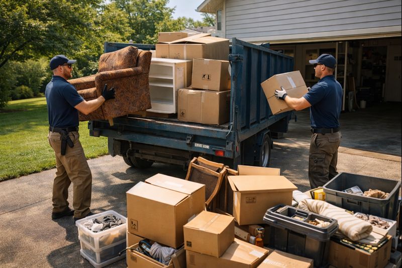 Property cleanout and garage organization service